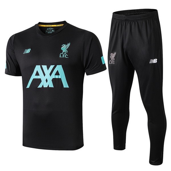 Entrainement Liverpool Ensemble Complet 2019-20 Vert Noir